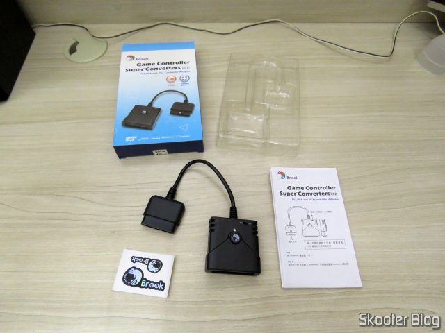 Adaptador de Controle Playstation PS3/PS4 para PS2/PS1/PC Brook Game Controller Super Converters Magic Box P2-BL, e acessórios.