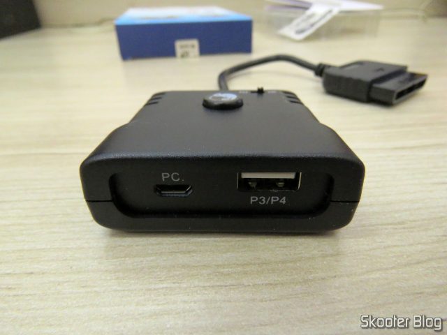 Adaptador de Controle Playstation PS3/PS4 para PS2/PS1/PC Brook Game Controller Super Converters Magic Box P2-BL.