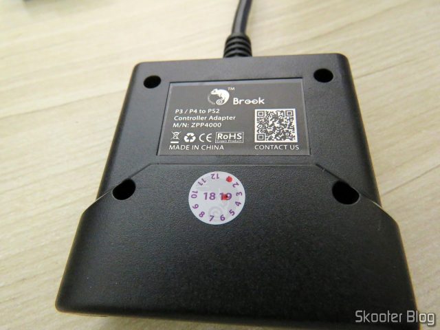 Adaptador de Controle Playstation PS3/PS4 para PS2/PS1/PC Brook Game Controller Super Converters Magic Box P2-BL.