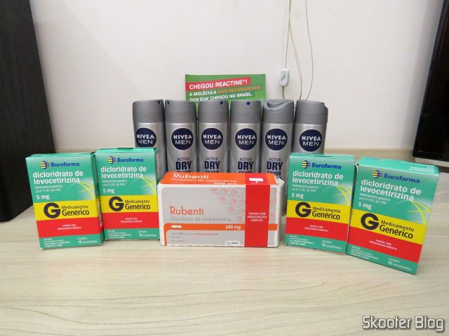 Rubenti 200mg, 4x Dicloridrato de Levocetirizina 5mg, 6x Desodorante Antitranspirante Aerosol Nivea Silver Protect - Droga Raia - 3º Pedido