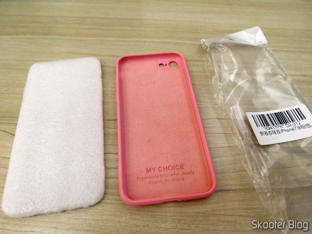 Capa de Silicone para iPhone 7 My Choice.