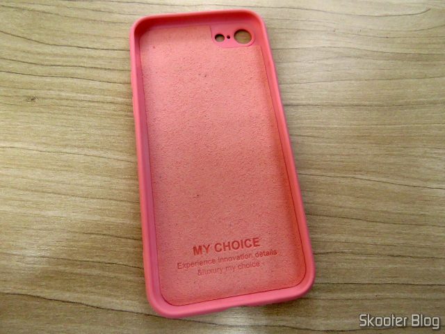 Capa de Silicone para iPhone 7 My Choice.