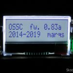 OSSC Firmware v0.83 e Analogue Mega Sg Firmware 4.5 OSSC fw. 0.83a