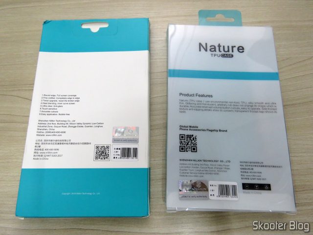 Capa de TPU Macia Nillkin para o Xiaomi Mi 9 e Película de Vidro Cobertura Total Nillkin para Xiaomi Mi 9.