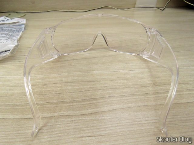Óculos de Segurança policarbonato antirrisco proteção UV transparente VISION 2000 3M.