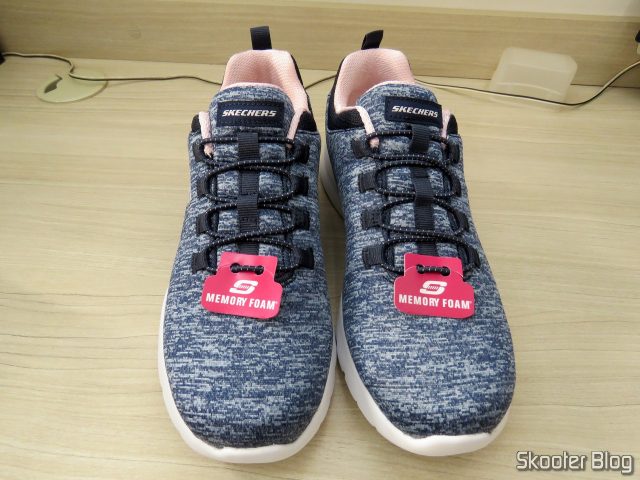 Tênis Skechers Dynamight 2.0 In A Flash Feminino - Marinho e Pink.