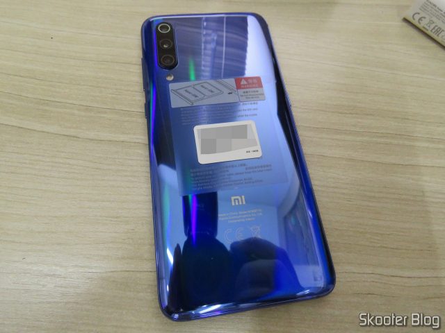 Traseira do Xiaomi Mi 9.