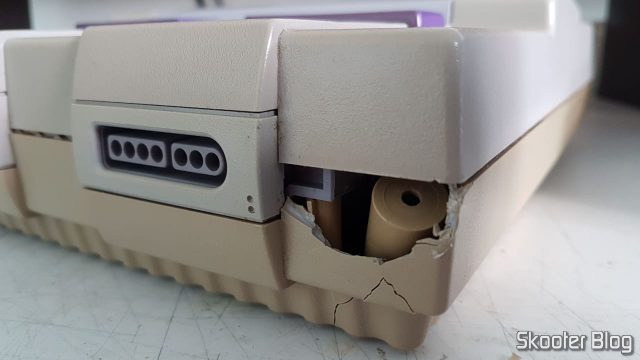 Meu Super Nintendo de infância destruído pelo Correios.