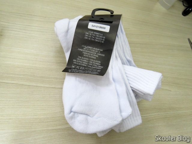 Kit com 3 Meias Masculino Cano Longo Get Over.