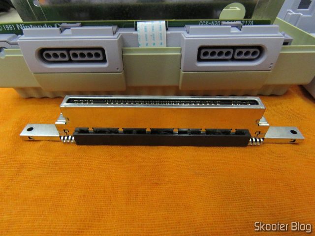 Slot do Super Nintendo Original NTSC PCB SHVC-CPU-01 CPU/PPU1/PPU2 1/1/1.