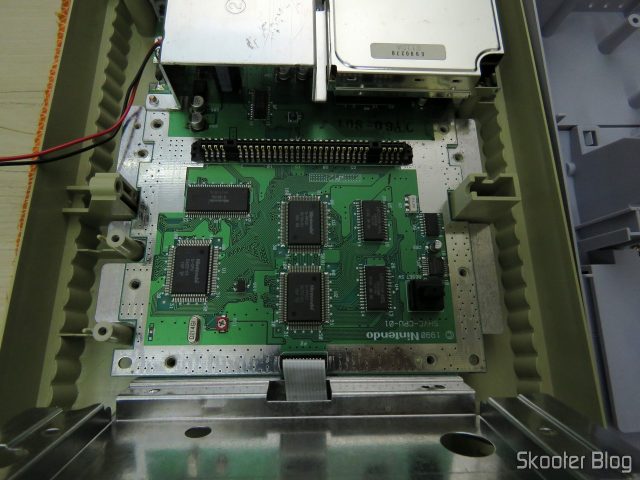 Super Nintendo Original NTSC PCB SHVC-CPU-01 CPU/PPU1/PPU2 1/1/1 por dentro.