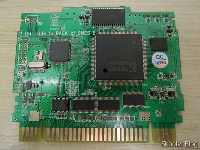 A placa do SD2SNES, Rev. E1.
