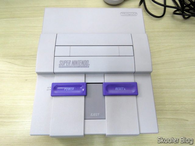 Super Nintendo, após a limpeza.