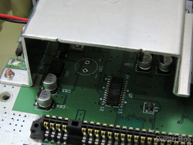 Super Nintendo Original NTSC PCB SHVC-CPU-01 CPU/PPU1/PPU2 2/1/3, por dentro, com capacitores originais sem oxidação nos terminais.