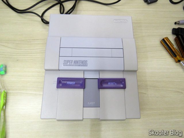 Parte de cima do Super Nintendo Original NTSC PCB SHVC-CPU-01 CPU/PPU1/PPU2 2/1/3.