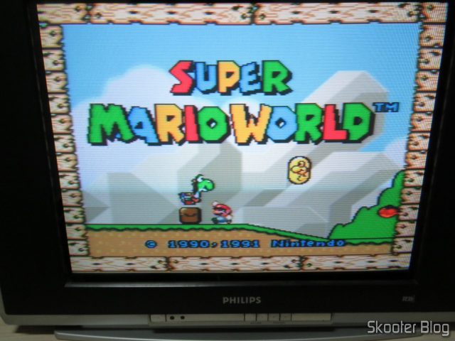 Super Nintendo Original NTSC PCB SHVC-CPU-01 CPU/PPU1/PPU2 2/1/3, na TV CRT.