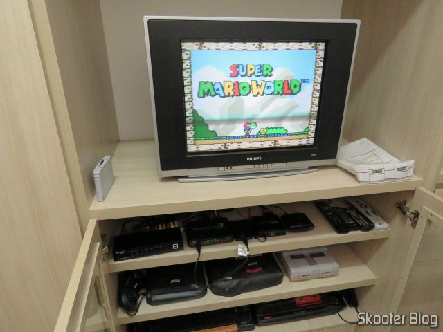 Super Nintendo Original NTSC PCB SHVC-CPU-01 CPU/PPU1/PPU2 2/1/3, na TV CRT.