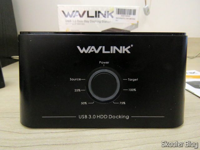Wavlink USB 3.0 Dual Bay Docking Station para HDDs e SSDs de 2.5" e 3.5".