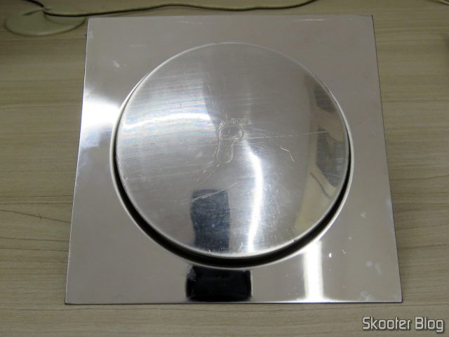 Ralo Inteligente Click Banheiro 15x15 cm Inox c/ Veda Cheiro.Ralo Inteligente Click Banheiro 15x15 cm Inox c/ Veda Cheiro