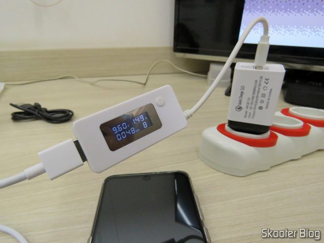 Teste do Carregador Quick Charge 3.0 de 18W..