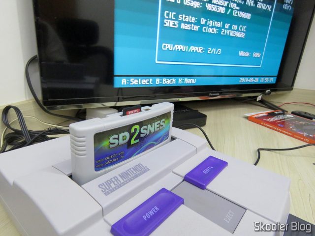 SD2SNES indica que o Super Nintendo é um 2/1/3, como eu suspeitava.