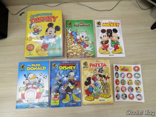Box Quadrinhos Disney - Edição 0: 5 volumes