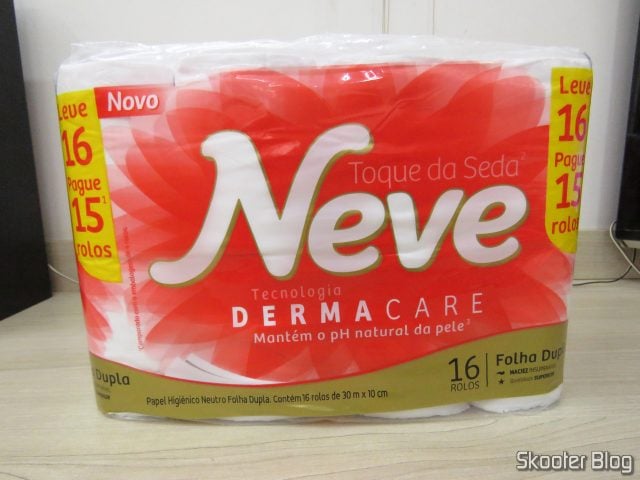 Neve Papel Higiênico Toque de Seda, 16 rolos - Leve 16 Pague 15.