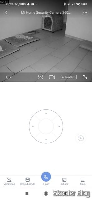 Mi Home visualizando a Xiaomi Mi Home Security Camera 360º.Xiaomi Mi Home Security Camera 360º.