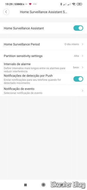 Mi Home visualizando a Xiaomi Mi Home Security Camera 360º.Xiaomi Mi Home Security Camera 360º.