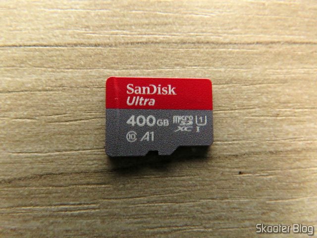 Cartão microSDXC Sandisk Ultra 400GB.