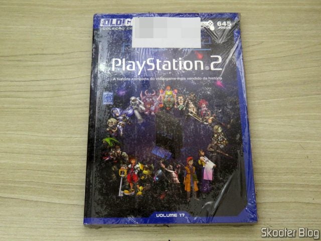 Dossiê OLD!Gamer: Playstation 2 – Volume 17, em sua embalagem.