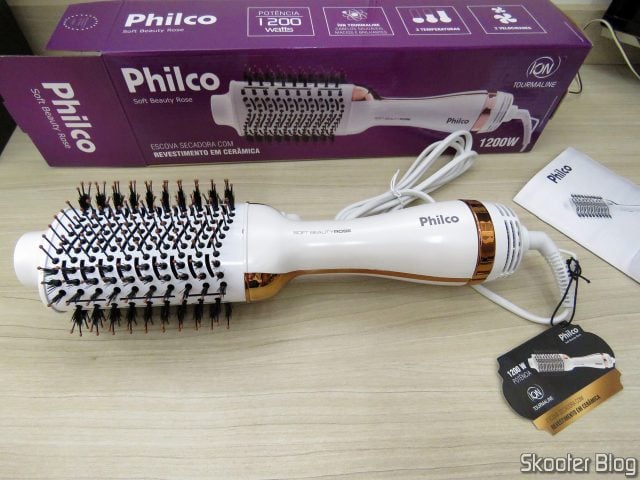 Escova Secadora Soft Beauty Rose Pec09rg 127v - Philco.