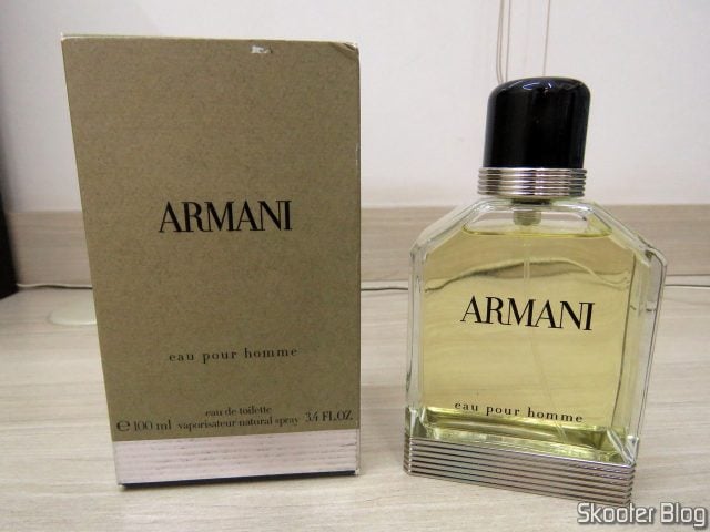 Armani 100 ml EDT Spray (Tester), e sua embalagem.