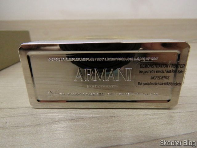 Frasco do Armani 100 ml EDT Spray (Tester), com selo de "tester".