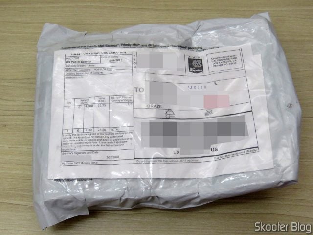 Pacote da Envios Diretos com o MiSTer USB Hub.