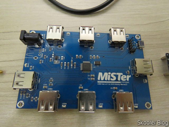 O Hub USB do MiSTer.