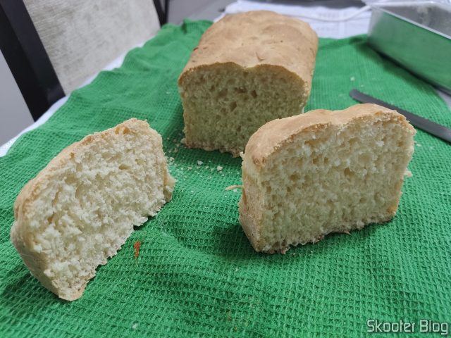 Pão de Máquina Assado no Forno Convencional a Gás