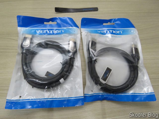O Cabo HDMI 2.0 4K 3D 60Hz Vention de 1 metro e o 8º Cabo HDMI 2.0 4K 3D 60Hz Vention de 75 centímetros.