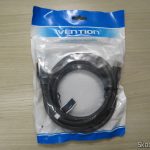 9º Cabo HDMI 2.0 4K 3D 60Hz Vention de 2 metros, em sua embalagem.