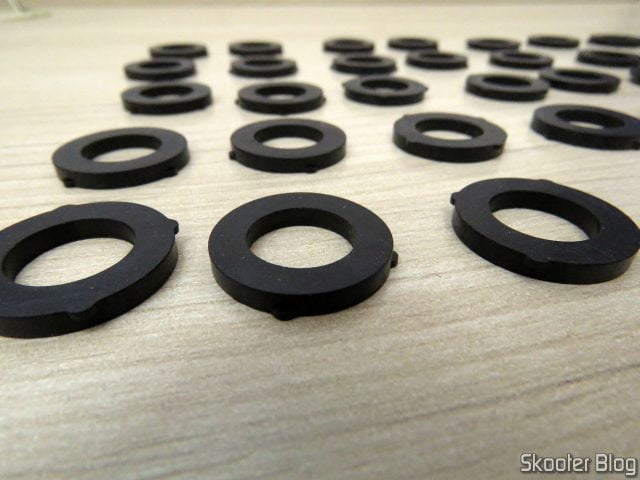 50 Anéis de Vedação de Borracha 3/4".