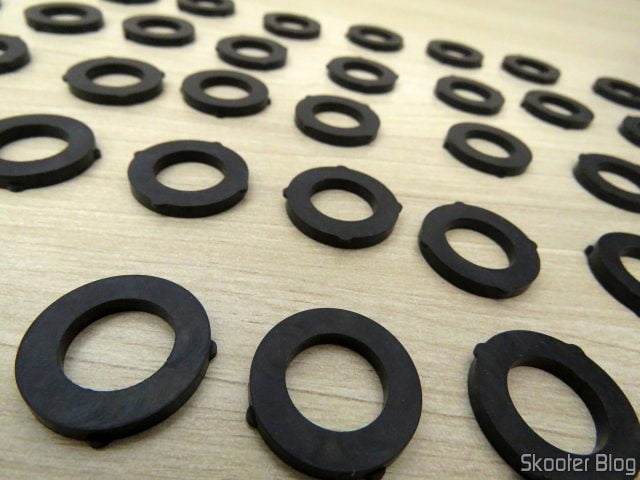 50 Anéis de Vedação de Borracha 3/4".