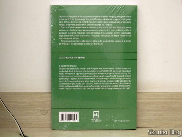 Comentários à Nova lei de Franquia: lei nº 13.966/2019 - Alexandre David Santos.