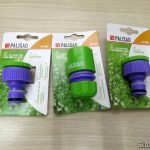 2 Conectores Fêmea De Plástico Com Bucha De 1/2 Para 3/4 Com Rosca Interna Palisad e Engate Rápido 1/2'' Com Passagem Livre Palisad.