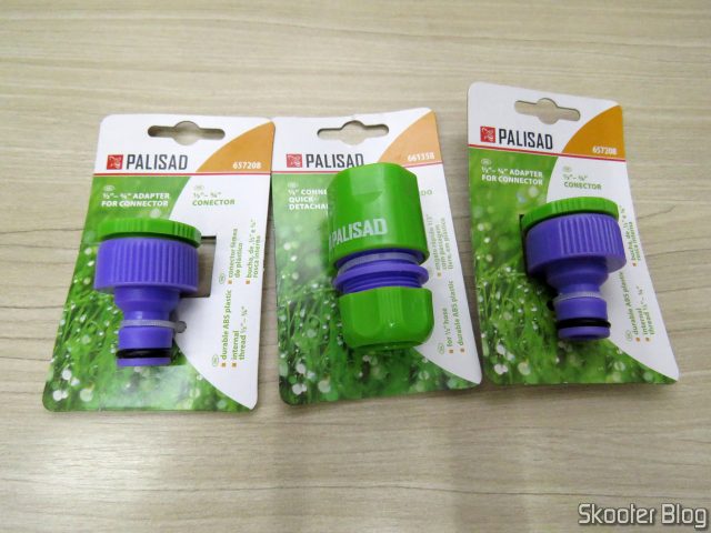 2 Conectores Fêmea De Plástico Com Bucha De 1/2 Para 3/4 Com Rosca Interna Palisad e Engate Rápido 1/2'' Com Passagem Livre Palisad.