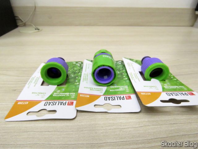 2 Conectores Fêmea De Plástico Com Bucha De 1/2 Para 3/4 Com Rosca Interna Palisad e Engate Rápido 1/2'' Com Passagem Livre Palisad.