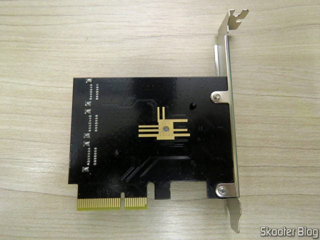 Placa PCI Express 3.0 x4 ZyDAS com 6 portas SATA 6Gbps e Controladora Asmedia ASM1166.