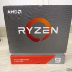 Processador AMD Ryzen 9 3900X 12 núcleos, 24 threads, em sua embalagem.