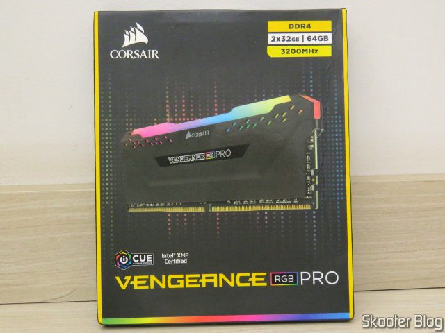 Kit de módulos de memória Corsair Vengeance RGB Pro 64GB (2x32GB) DDR4 3200 (PC4-25600) C16 Desktop Memory–Black (CMW64GX4M2E3200C16).
