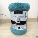 Manta Fleece Solteiro - Azul.