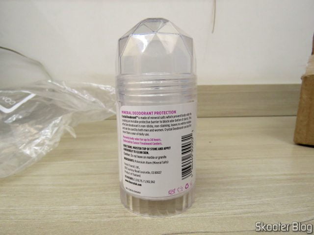 Desodorante Natural Crystal Pedra 120g Sem Perfume Original.